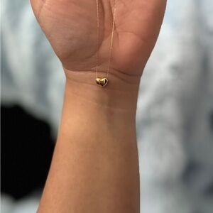 Kiara Gold Heart Necklace